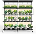 Bstrip 5-Tier Large Plant Shelf with Grow Light, 58x13.8x59in by Bstrip