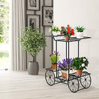 GIANTEX 6-Tier Plant Stand Indoor Flower Pot Holder, Metal Display Shelf - Image 4