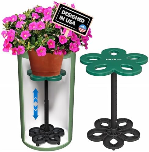 Lift Kit Planter Insert Tall Column Plant Riser Fill Bottom of Tall Flower Pots and Large Plant Containers | Indoor and Outdoor (11-17" Rise, 10" Base, 10" Top) by TheLiftKitPlanterInsert