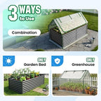 Quictent Large Raised Garden Bed with Cover 6x3x2 ft - Image 2