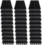 SUNPACK 21" x 11" Heavy Duty 72-Cell Square Insert Tray, Black, 2.5" (Pack of 30) - Ideal for Greenhouses or Indoor Gardening - Holds Up to 72 Different Seeds by SUNPACK