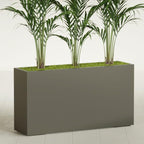 Greenline Alice Tall Rectangular Fiberglass Planter, Outdoor Planter Box - Image 2