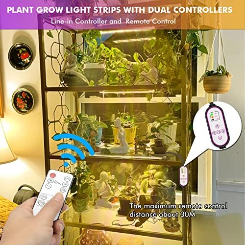 Felibeaco Plant Grow Light Strip for Indoor Plants Full Spectrum with Timer - Image 4