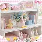 Silly Goose Vase Cute Ceramic Flower Vase Nursery Aesthetic Decor, Pink - Image 5