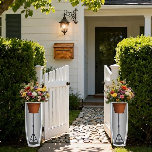 Plant Risers for Inside Pots, Metal Planter Inserts Pot Filler, 12-22" Rise - Image 5