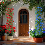 Garden Trellis for Climbing Plants, Tomato Cage, Rose, Flowers, Grape, Pea, Cucumber Trellis, Rustproof Plastic Coated Metal Plant Support for Potted Plants Indoor Outdoor - 2PC Plant Trellis - Image 7