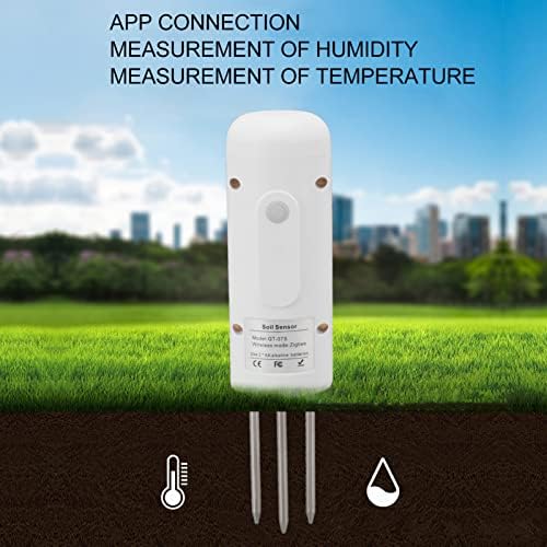 Soil Temperature Probe, Zigbee Temperature Humidity Sensor, View Record on APP for Gardening Potted Plant Soil Monitor - Image 6
