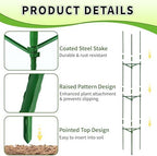 TCBWFY 6-Pack 63-Inch Adjustable Tomato Cages, Heavy-Duty Metal Plant Support Trellis for Garden and Pots, DIY Tomato Stakes, Height Adjustable 16 to 378 Inches - Image 5