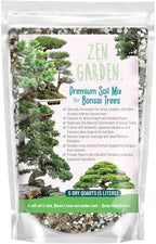 GARDENWISE Zen Garden Bonsai Soil Mix – Fast-Draining & Organic for Junipers, Pines, and Drought-Tolerant Bonsai Trees – Handcrafted in the USA with Japanese Akadama & Pumice (3 quarts) by GARDENWISE