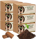 Legigo 12 Pack Coco Coir Bricks for Plants- 100% Organic Coconut Coir Soil by Legigo