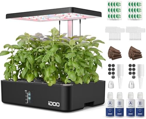 iDOO Indoor Garden Hydroponics Growing System for Growing Plants & Lettuce by idoo