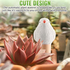 Sliner 8 Pcs Bird Plant Self Watering Globes Terracotta Spikes, White - Image 5