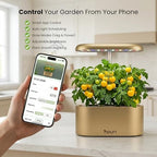 Nouri Hydroponics Growing System, 5 pod APP Smart Indoor Herb Garden Kit with LED Grow Lights, Hydroponic Herb Garden Indoor for Plant Lovers, Gardeners, Kitchen, Tomato Seeds Included - Image 7