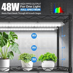 JESLED Indoor Greenhouse with Grow Light, 47.2x13.8x70IN - Image 2