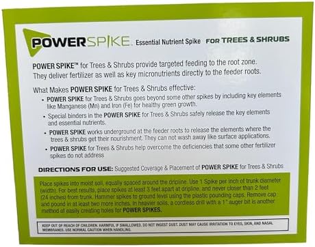 for Evergreens, Trees & Shrubs, ferilizer Spike. Formulated to Feed and fertilize All Types of evergreens, Trees & shrubs. Packed with Essential nutrients (20) - Image 7