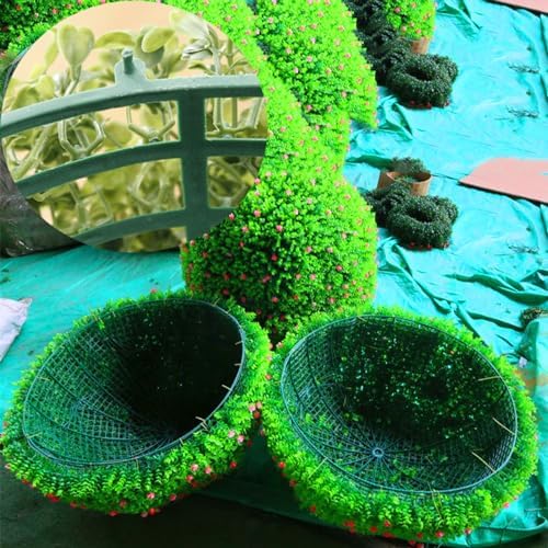 Artificial Plant Topiary Ball Dia 6in, Faux Plant Topiary Ball Extra Large, Garden Spheres Outdoor, Topiary Balls Artificial Outdoor, Lifelike Moss Balls Decorative Set - Image 5