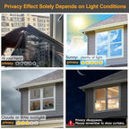 Window Privacy Film One Way Window Tint for Home & Office, 29.5" * 157.4 " - Image 5