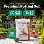 Michigan Peat Garden Magic All Purpose Potting Soil for Lawns, Gardens, and Raised Planting Beds with Reed Sedge, Peat, and Sand, 20 Pounds (2 Pack) - Image 2