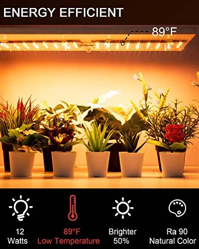 Clip on Plant Light & 12W Grow Light Panel Bundle - Image 7