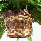 Nearly Natural 22 in Artificial Boston Fern Hanging Basket for Home Decor - Image 5