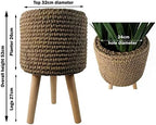 Leaf Large Planters Plant Pots, 53cm Woven fibreglass Composite - Image 3