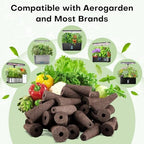 Ahopegarden Indoor Garden Hydroponics Growing System 12 Pods with LCD Touch Panel White & 52PCS Hydroponics Pods Kit - Image 6