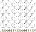 Sziqiqi Hanging Glass Globes Tealight Candle Holder, 24 Pcs by SZIQIQI