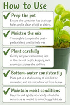 Gardenera Sphagnum Moss Potting Mix for Carnivorous Plants - 20 Quart - Moss and Perlite Blend for Potting Venus Fly Traps, Sarracenia, Pitcher Plants (4 Bags of 5QT) - Image 4
