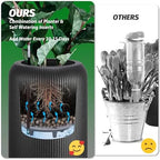 Hipicute 29 Inch Tall Self Watering Pots Set of 2 with Water Level Monitor, Tall Planters for Indoor and Outdoor Plants, Flower Pots for Living Room, Bedroom, Office, Patio, Porch, Garden, Black - Image 7