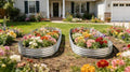 9 ft x 3 ft Raised Garden Bed Metal Elevated Planter for Vegetable Flower Herb (2pk) by Yararday