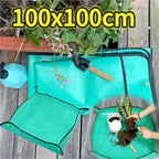 2 PCS Waterproof Foldable Gardening Mat – Anti-Mess Pad for Transplanting & Repotting for Plants Transplanting(100x100cm) - Image 2