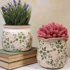 Vintage Country Ceramic Vase and Planters, English Cottage Garden Decor - Image 6