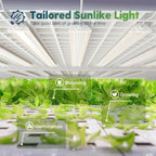 FREELICHT 1Pack 4FT Grow Light for Indoor Plants, Timer, 60W Full Spectrum - Image 3
