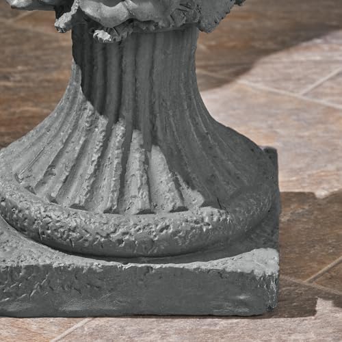 Classic Urn Planter, 20 Inch Tall Flower Pots, Pedestal Flower Vases Plant Pot, Modern Large Flower Pots Outdoor Plant Pot for Flowers, Classic Decorative Planter for Indoor and Outdoor Plants - Image 4