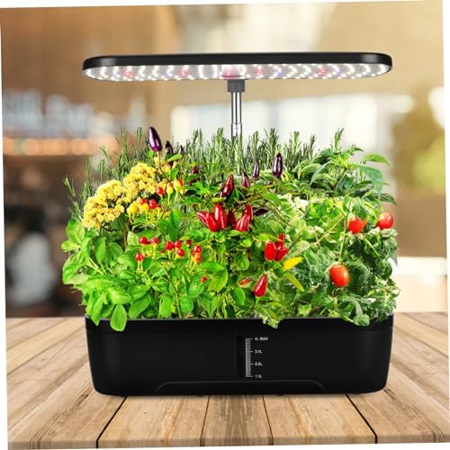 Indoor Hydroponic Growing Kit 12 Hole Plastic Plant System - Image 3
