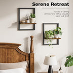 Bamworld Wall Plant Holder Hanging Planters for Indoor Plants Frames Decor - Image 4