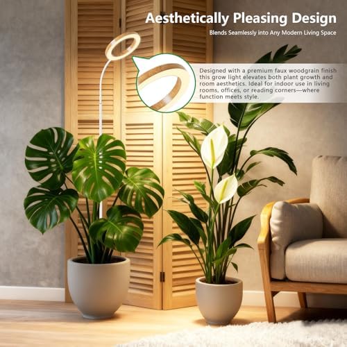 68" Full Spectrum Floor Grow Light with Stand for Tall& Large Indoor Plants - Image 2