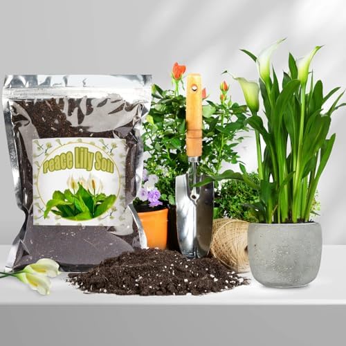 Doter Organic Peace Lily Soil Mix 10qt, Indoor Plants Potting Mix for Planting, Growing, or Repotting Peace Lily Plants, Grow Healthy houseplants Indoors - Image 4