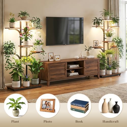 Plant Stand Indoor with Grow Light,Tree-Shaped 7-Tier Corner Plant Shelf - Image 4