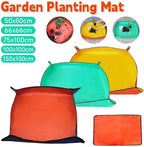 Foldable Planting Mat Waterproof Transplanting Plant Flower Pot Reusable Garden Potting Pad Gardening Accessories for Indoor Plant Repotting(Yellow-150x100cm) - Image 2