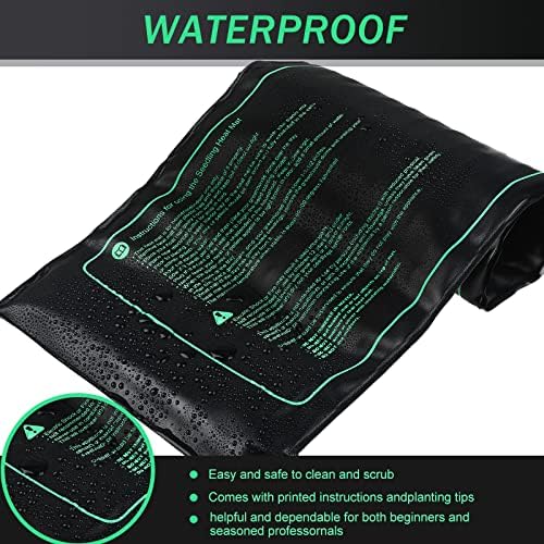 4 Pack Seedling Heat Mat Heating Mat for Seedlings Grow Mats Waterproof Hydroponic Heating Pad Heat Plant Heating Mat for Indoor Plants Grow Seed Starting Greenhouse(10" x 20.75") - Image 3