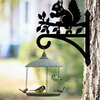 peacoblue Squirrel Plant Hanger Bracket, Iron Outdoor Hanging Hook - Image 5