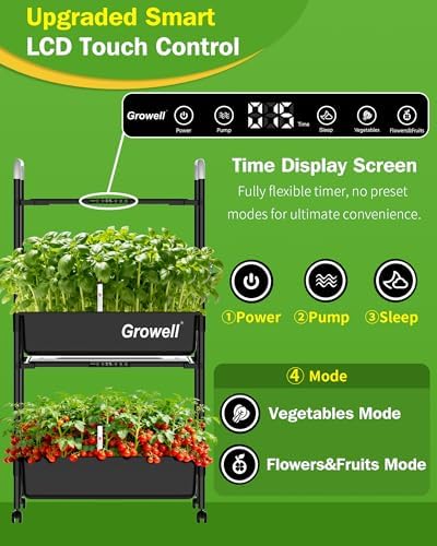 Growell 54 Pods Hydroponics Growing System Kit with Independent Water Pump - Image 2