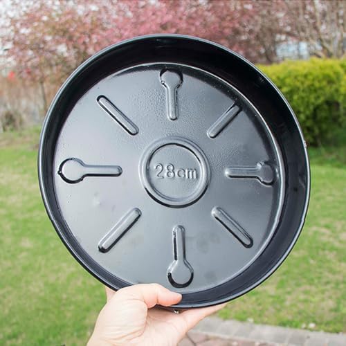 12" Heavy Duty Plant Dolly with Wheels, 200lbs Metal Rolling Plant Stand with Casters, Round Wheeled Planter Caddy Roller Base Carry Potted Tree Flower Pot for Indoor Outdoor Garden, 3 Pack, Black - Image 6