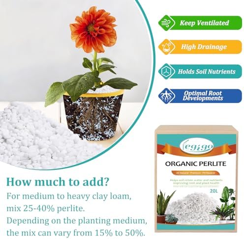 Legigo 20 Quarts Organic Perlite for Plants Indoor, Soil Mix Amendment - Image 5