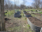 Anleolife 8x4x1.5ft Oval Galvanized Raised Garden Bed, Quartz Grey - Image 5