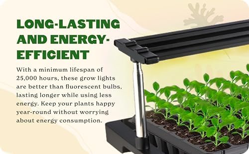 Epic Gardening Seed Starting Grow Light - Full-Spectrum LED - Standard - Image 4