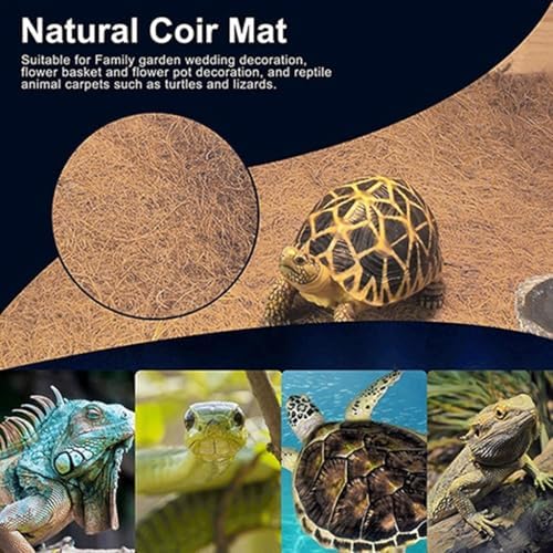 Coconut Mulch Mats, Coconut Fiber Mulch Mat Tree Ring Weed Barrier Multiple Sizes(20x100CM) - Image 4