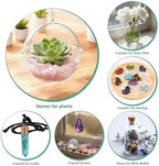 rockcloud Red Jasper Chips Healing Crystal with Terrarium Container - Image 2