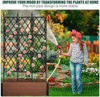 WellSign Garden Trellis for Climbing Plants Outdoor 63 Inch Iron Pipe - Image 6